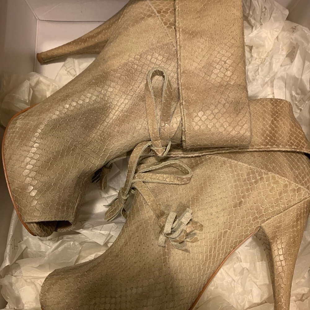 Rachel Roy Tan Booties